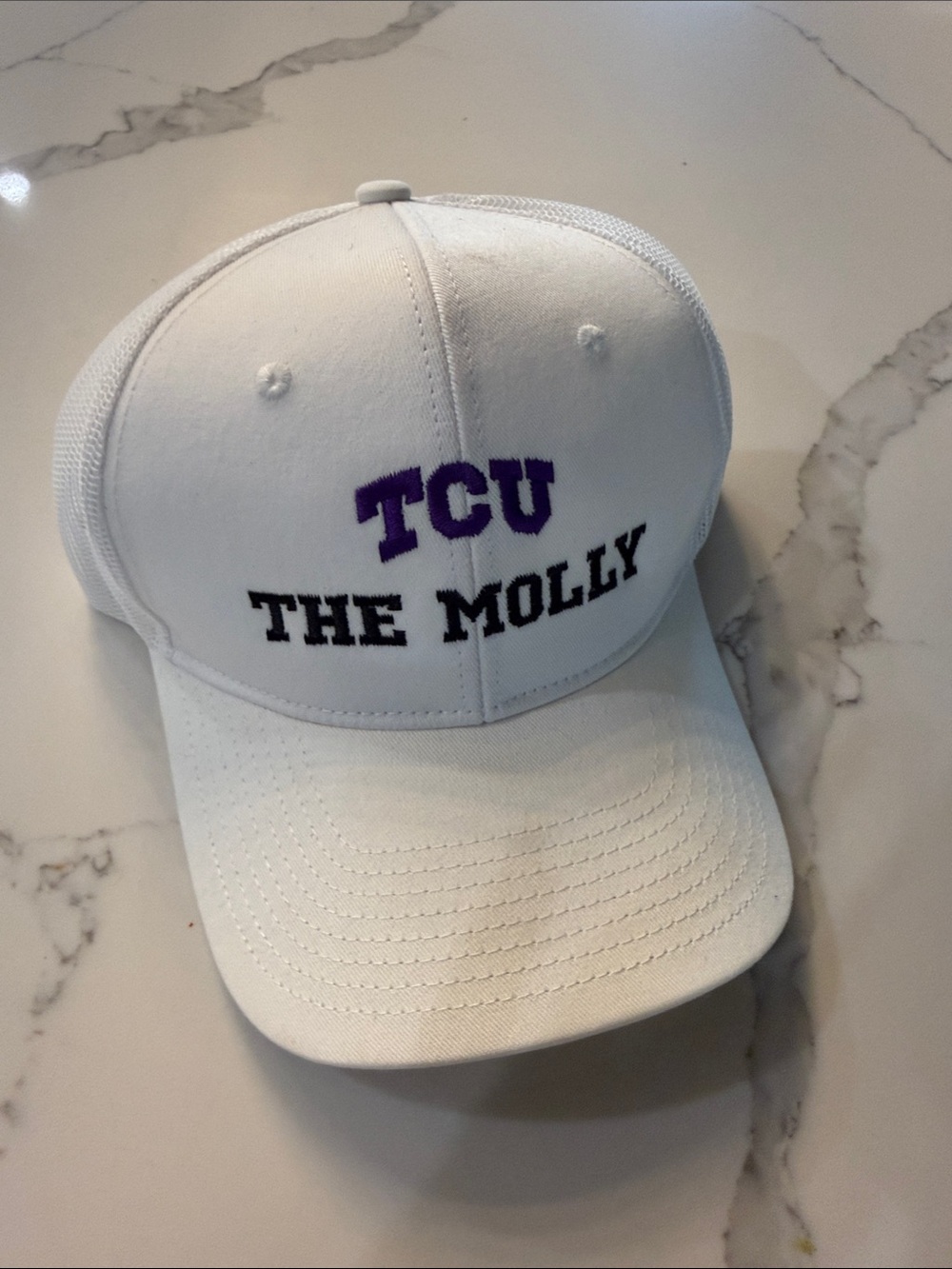TCU 'The Molly' White Baseball Cap
